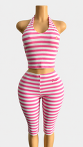 Pop Star Stripe Set (PINK)